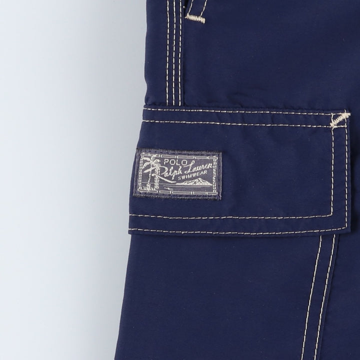 Ralph Lauren POLO RALPH LAUREN Swim Shorts, Men's Size L (approx.) Nylon navy blue type Vintage Second Hand