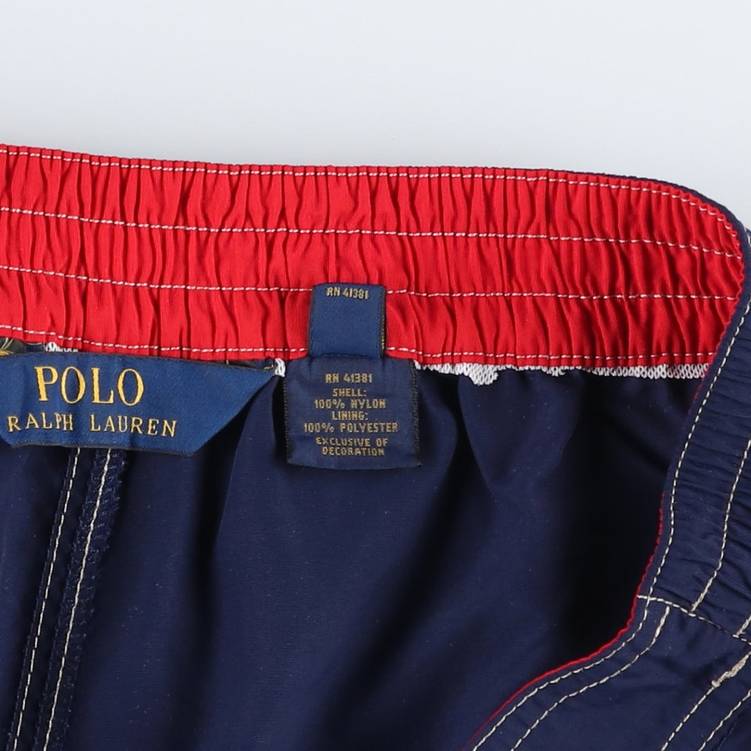 Ralph Lauren POLO RALPH LAUREN Swim Shorts, Men's Size L (approx.) Nylon navy blue type Vintage Second Hand