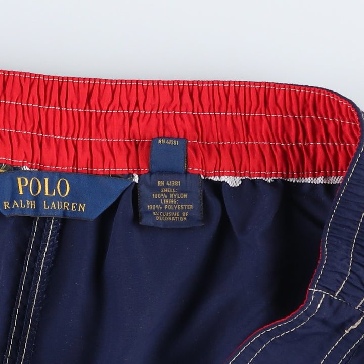 Ralph Lauren POLO RALPH LAUREN Swim Shorts, Men's Size L (approx.) Nylon navy blue type Vintage Second Hand
