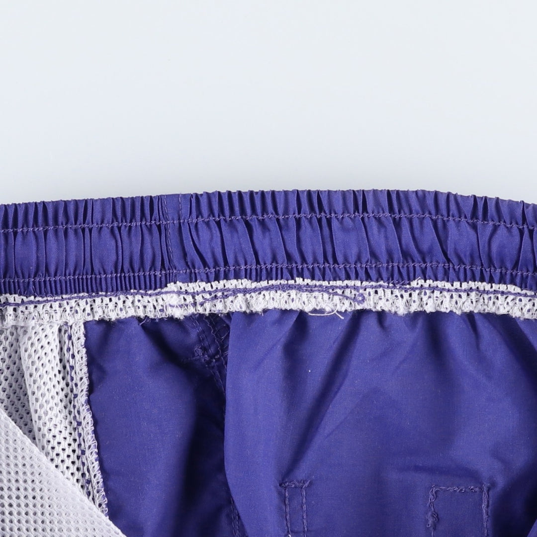 Ralph Lauren CHAPS swim shorts, men's size L Nylon purple type Vintage Second Hand