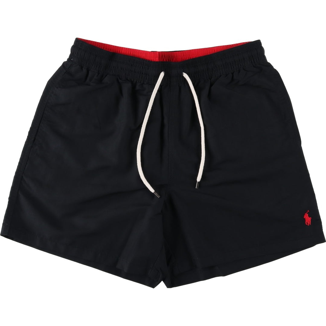 Ralph Lauren POLO RALPH LAUREN Swim Shorts, Men's Size L (approx.) Nylon black type Vintage Second Hand