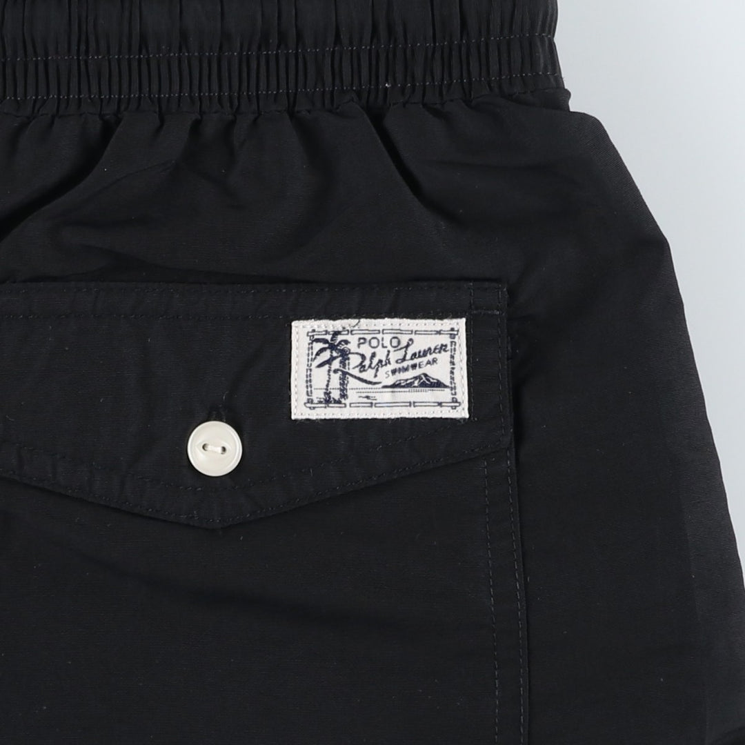 Ralph Lauren POLO RALPH LAUREN Swim Shorts, Men's Size L (approx.) Nylon black type Vintage Second Hand