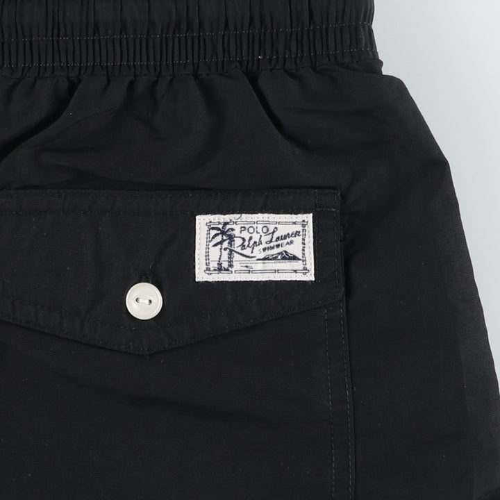 Ralph Lauren POLO RALPH LAUREN Swim Shorts, Men's Size L (approx.) Nylon black type Vintage Second Hand