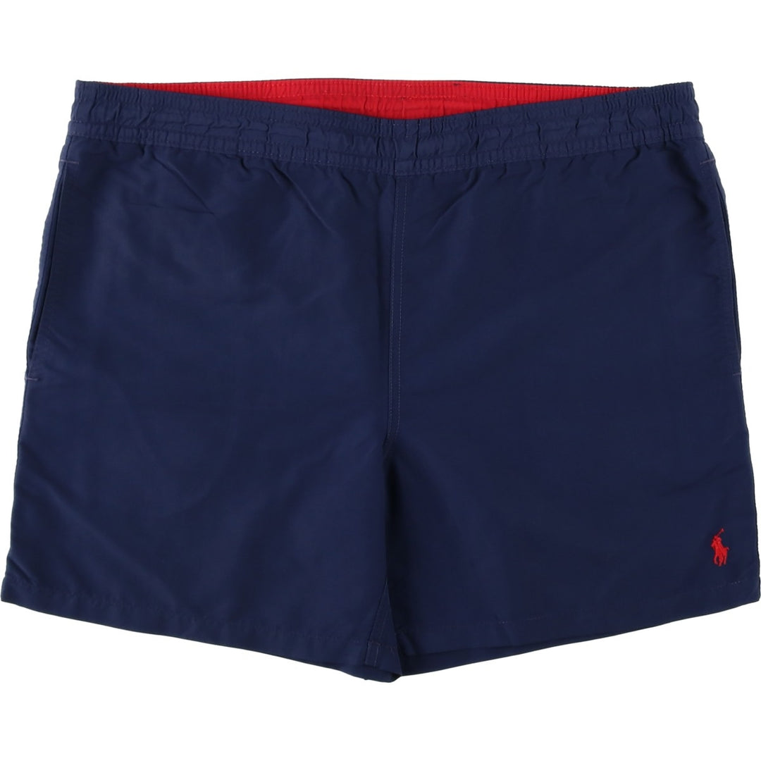 Ralph Lauren POLO RALPH LAUREN Swim Shorts, Men's Size L (approx.) Nylon navy blue type Vintage Second Hand