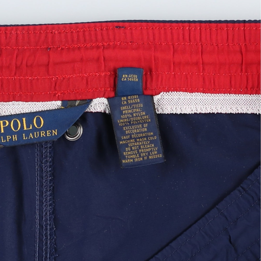 Ralph Lauren POLO RALPH LAUREN Swim Shorts, Men's Size L (approx.) Nylon navy blue type Vintage Second Hand