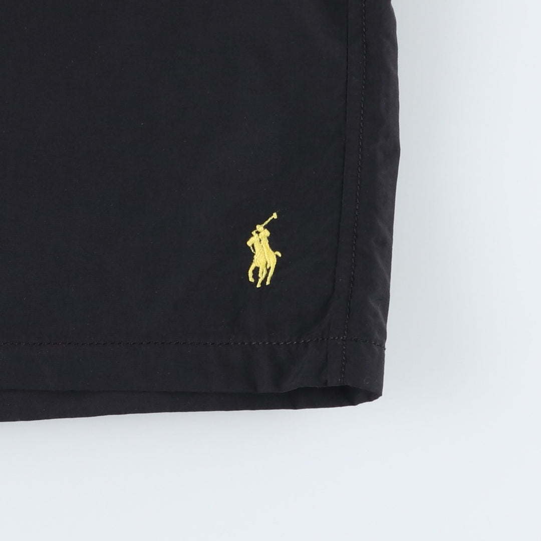 Ralph Lauren POLO by Ralph Lauren Swim Shorts, Men's Size XXL (approx.) Nylon black type Vintage Second Hand