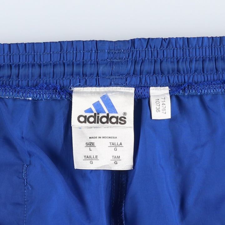 2000'S Adidas swim shorts, men's size L (approx.) Nylon blue type Vintage Second Hand