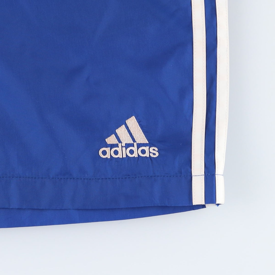 2000'S Adidas swim shorts, men's size L (approx.) Nylon blue type Vintage Second Hand