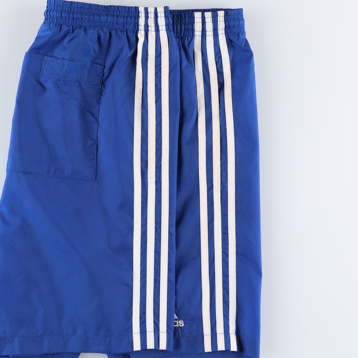 2000'S Adidas swim shorts, men's size L (approx.) Nylon blue type Vintage Second Hand