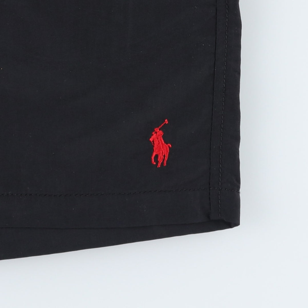 Ralph Lauren POLO by Ralph Lauren swim shorts, men's size L Nylon black type Vintage Second Hand