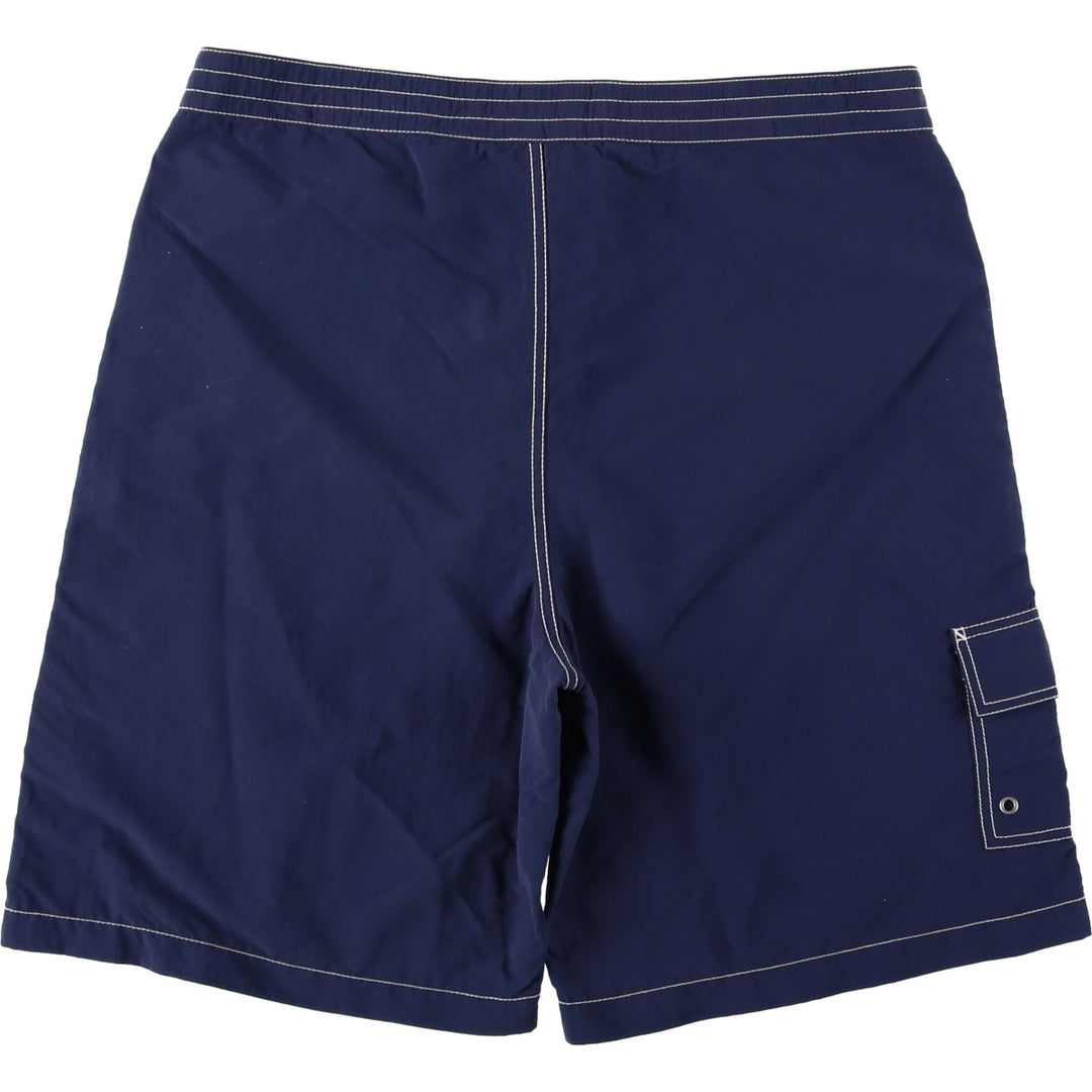 Ralph Lauren POLO by Ralph Lauren swim shorts, men's size L Nylon navy blue type Vintage Second Hand