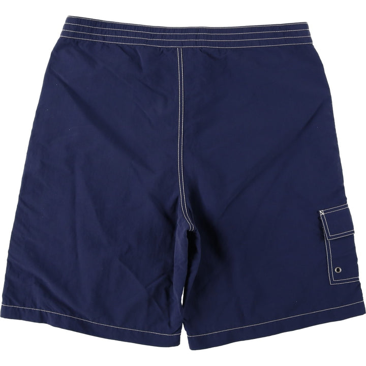 Ralph Lauren POLO by Ralph Lauren swim shorts, men's size L Nylon navy blue type Vintage Second Hand