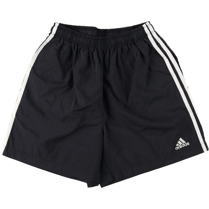 ~2000'S Adidas nylon shorts, men's size S equivalent. Nylon black type Vintage Second Hand