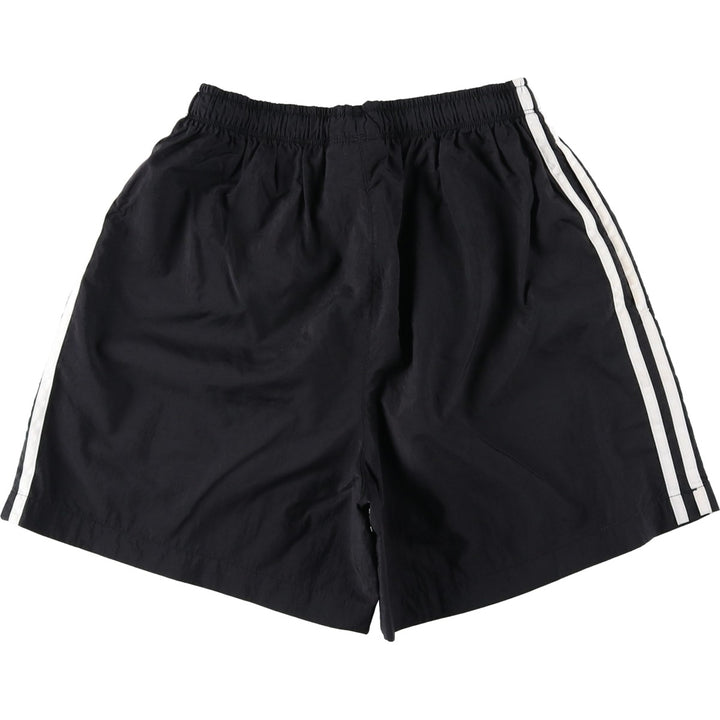 ~2000'S Adidas nylon shorts, men's size S equivalent. Nylon black type Vintage Second Hand