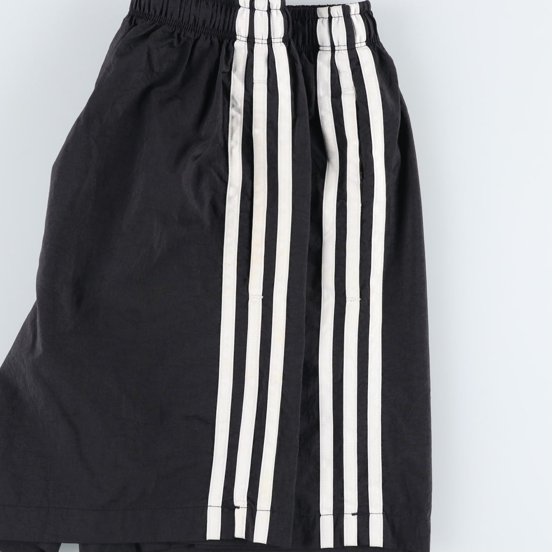 ~2000'S Adidas nylon shorts, men's size S equivalent. Nylon black type Vintage Second Hand