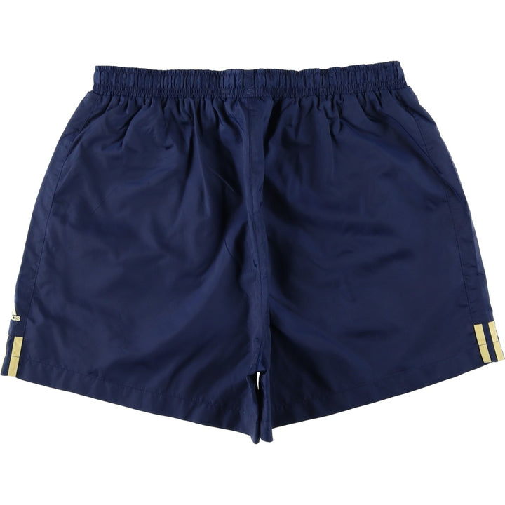 2000'S Adidas swim shorts, men's size L (approx.) Nylon navy blue type Vintage Second Hand