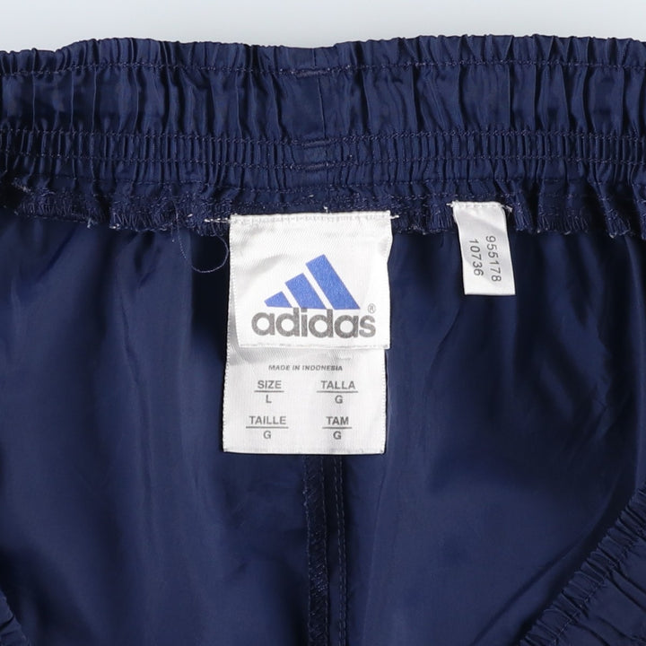 2000'S Adidas swim shorts, men's size L (approx.) Nylon navy blue type Vintage Second Hand