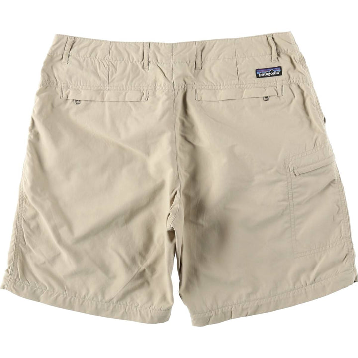 Patagonia Nylon Shorts, Women's XXL (equivalent to W34) Nylon Beige type Vintage Second Hand
