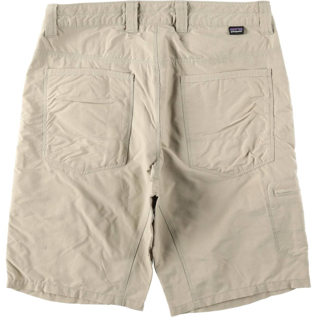 Patagonia 57825SP15 Nylon Shorts, Men's W33 (approx.) Nylon Beige type Vintage Second Hand