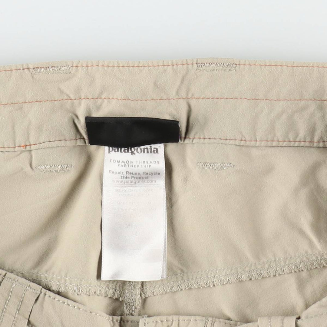 Patagonia 57825SP15 Nylon Shorts, Men's W33 (approx.) Nylon Beige type Vintage Second Hand