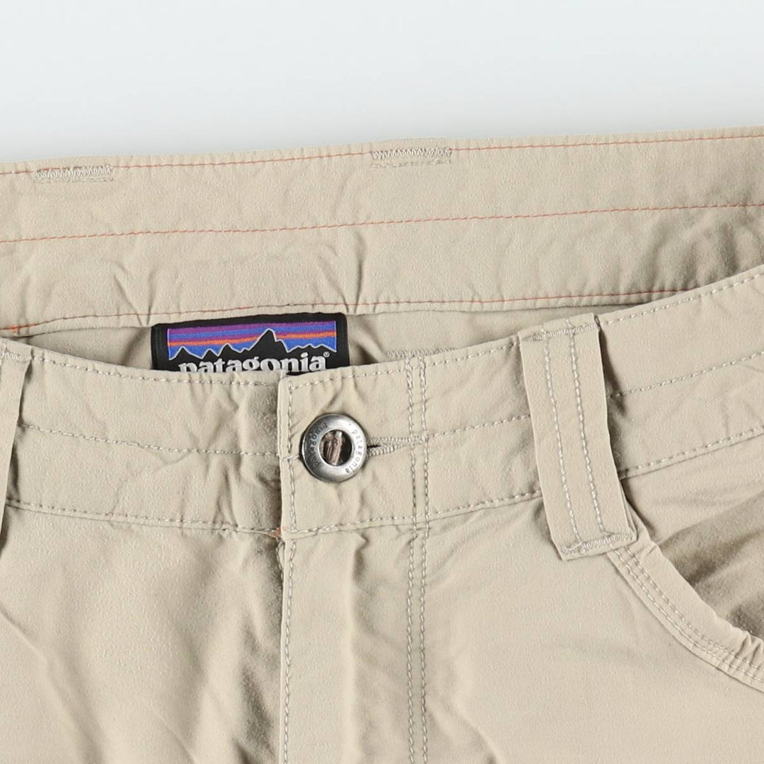 Patagonia 57825SP15 Nylon Shorts, Men's W33 (approx.) Nylon Beige type Vintage Second Hand