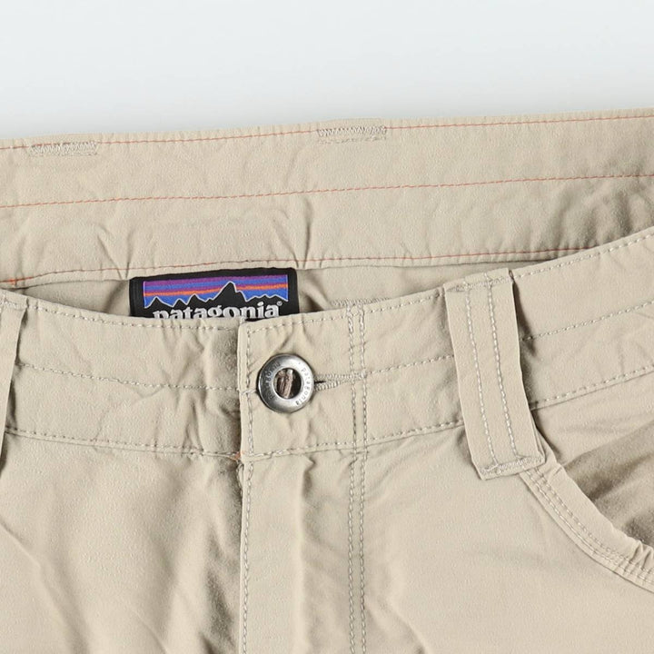 Patagonia 57825SP15 Nylon Shorts, Men's W33 (approx.) Nylon Beige type Vintage Second Hand