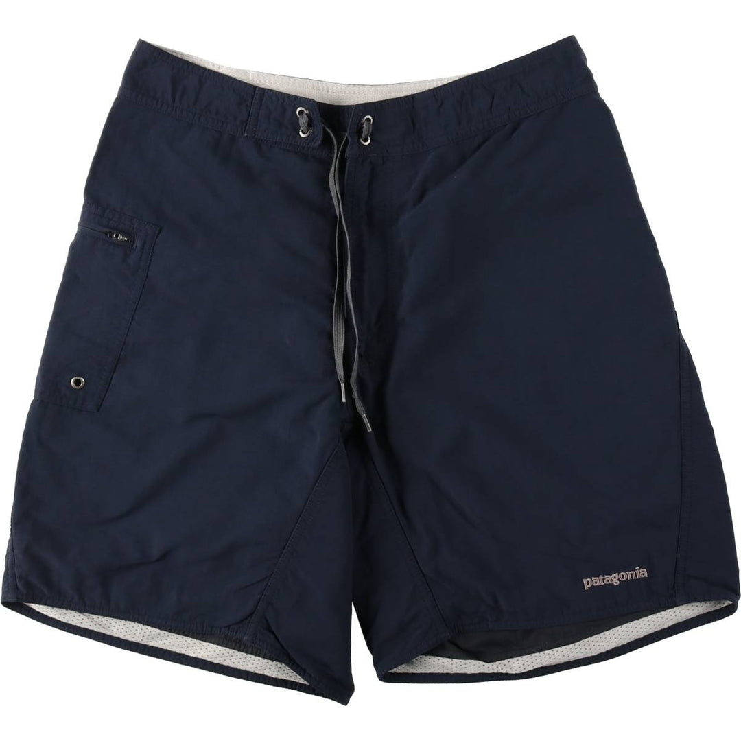 2000'S Patagonia 86700S6 Nylon Shorts, Men's Size W33 (approx.) Nylon navy blue type Vintage Second Hand
