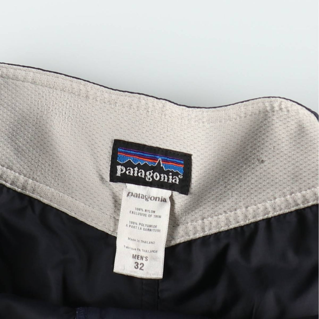 2000'S Patagonia 86700S6 Nylon Shorts, Men's Size W33 (approx.) Nylon navy blue type Vintage Second Hand