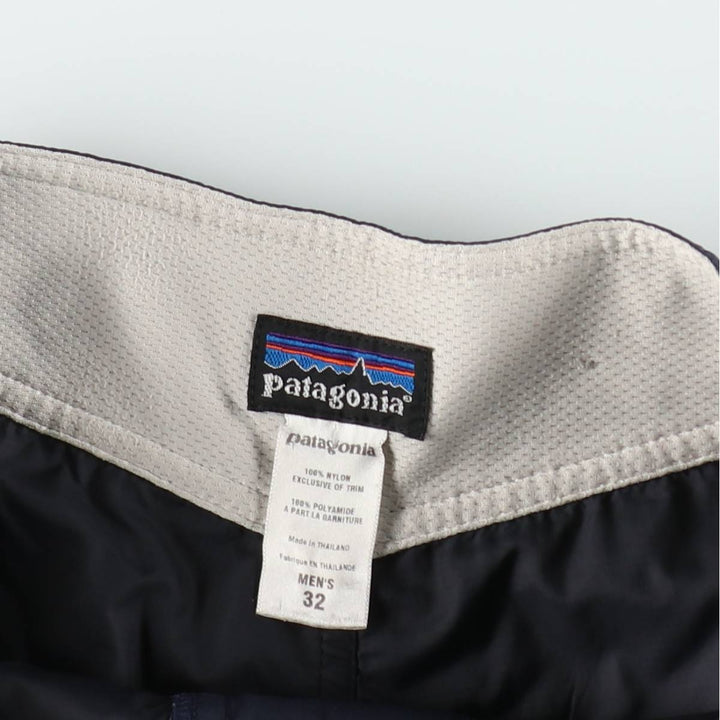 2000'S Patagonia 86700S6 Nylon Shorts, Men's Size W33 (approx.) Nylon navy blue type Vintage Second Hand