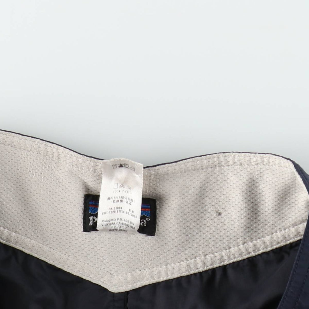 2000'S Patagonia 86700S6 Nylon Shorts, Men's Size W33 (approx.) Nylon navy blue type Vintage Second Hand