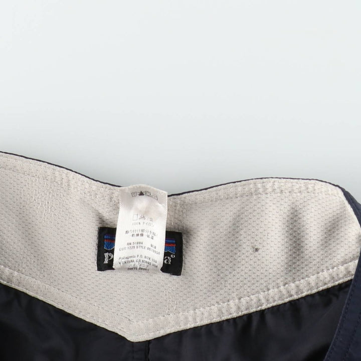 2000'S Patagonia 86700S6 Nylon Shorts, Men's Size W33 (approx.) Nylon navy blue type Vintage Second Hand
