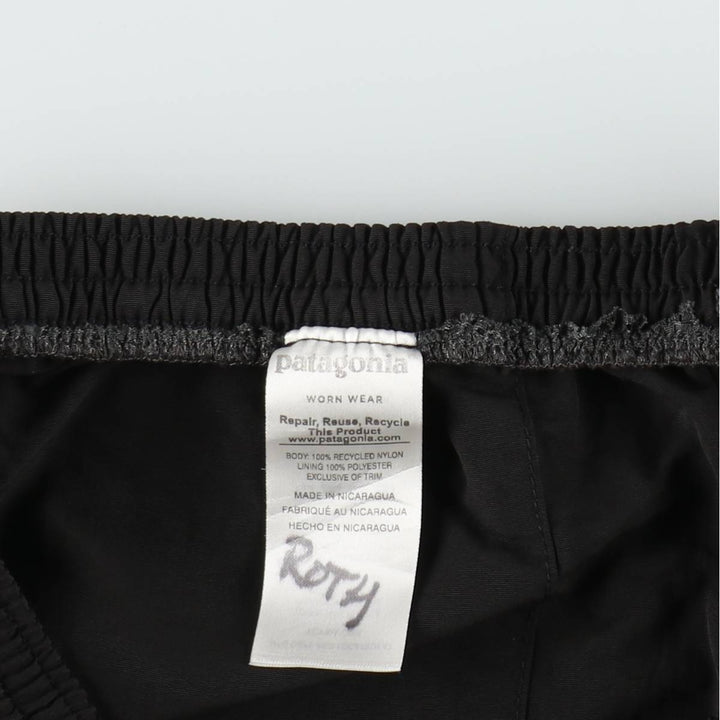Patagonia 57021FA18 Swim Shorts (Men's Size M) Nylon black type Vintage Second Hand