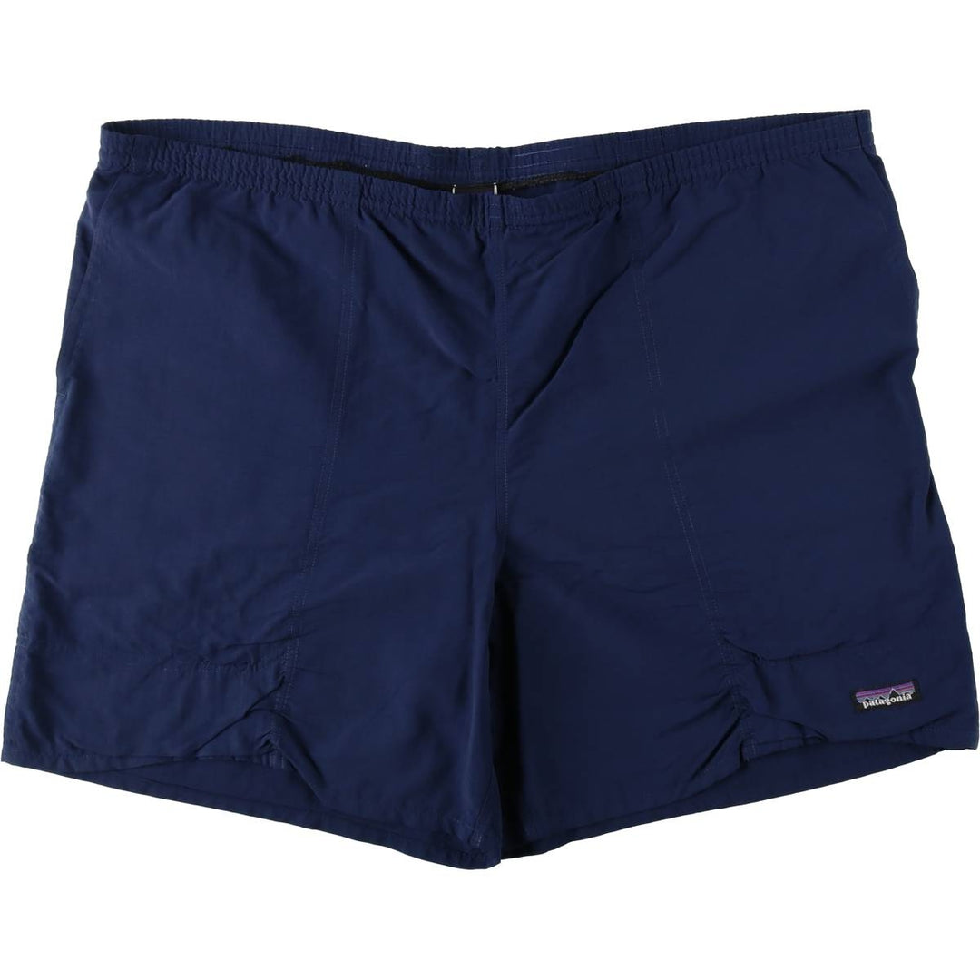 2000'S Patagonia 57018S0 Swim Shorts (Men's XL equivalent) Nylon navy blue type Vintage Second Hand
