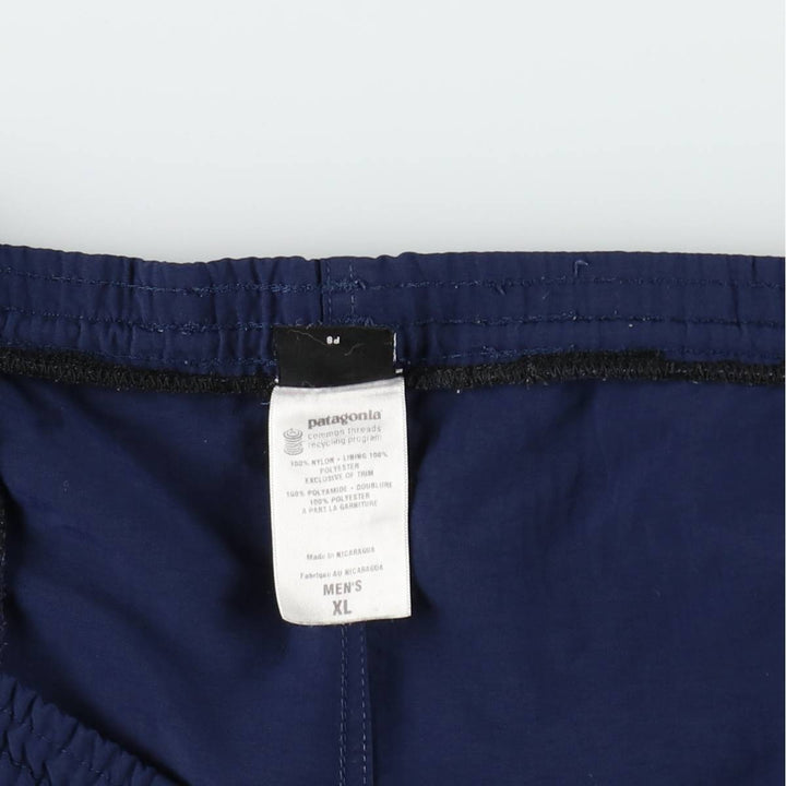 2000'S Patagonia 57018S0 Swim Shorts (Men's XL equivalent) Nylon navy blue type Vintage Second Hand