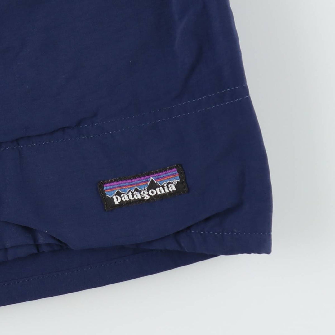 2000'S Patagonia 57018S0 Swim Shorts (Men's XL equivalent) Nylon navy blue type Vintage Second Hand