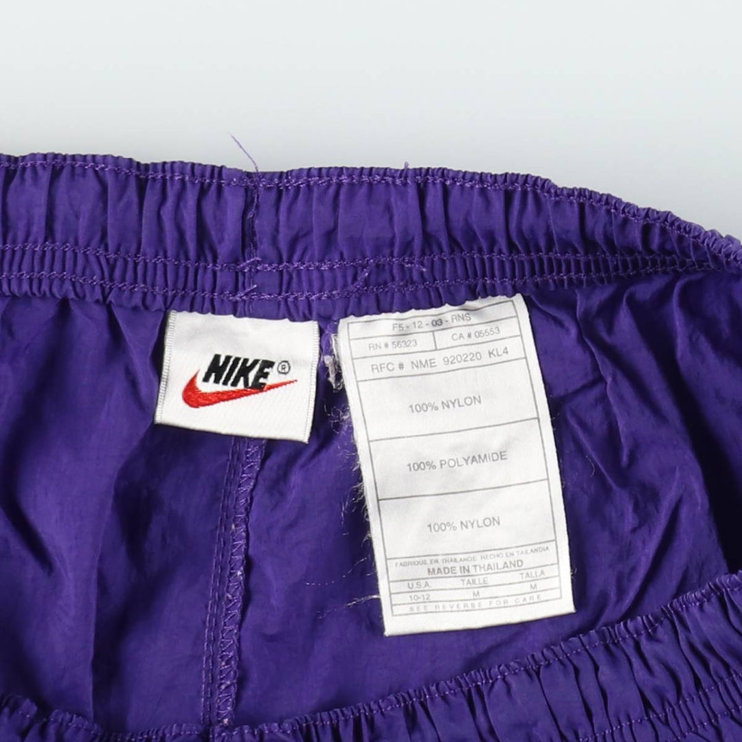 90s-00'S Nike Nylon Shorts, Men's Size M (Equivalent), Vintage Nylon purple type Vintage Second Hand