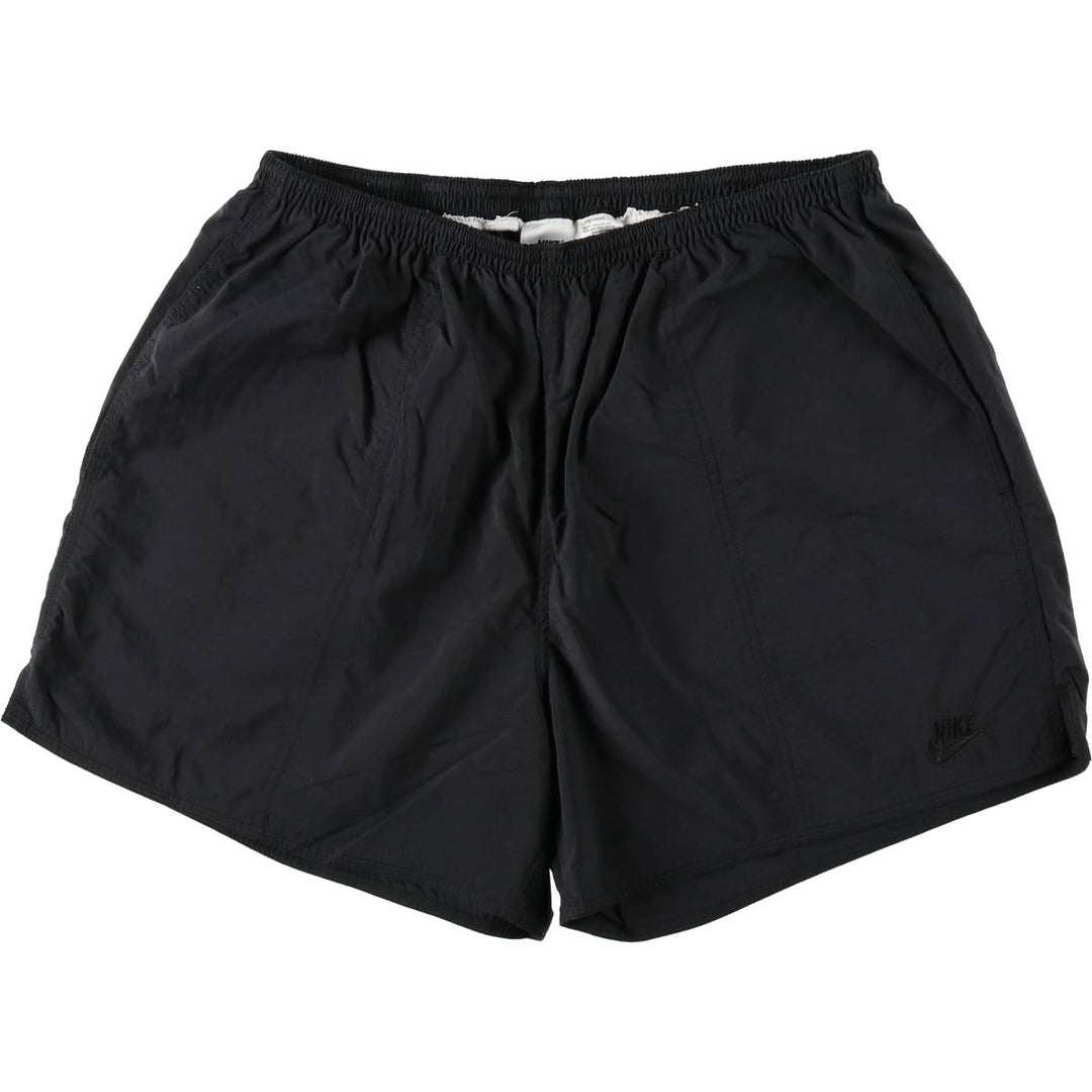 90s-00'S Nike swim shorts, men's size XXL equivalent, vintage. Nylon black type Vintage Second Hand