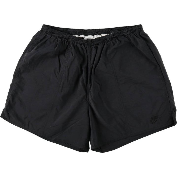 90s-00'S Nike swim shorts, men's size XXL equivalent, vintage. Nylon black type Vintage Second Hand