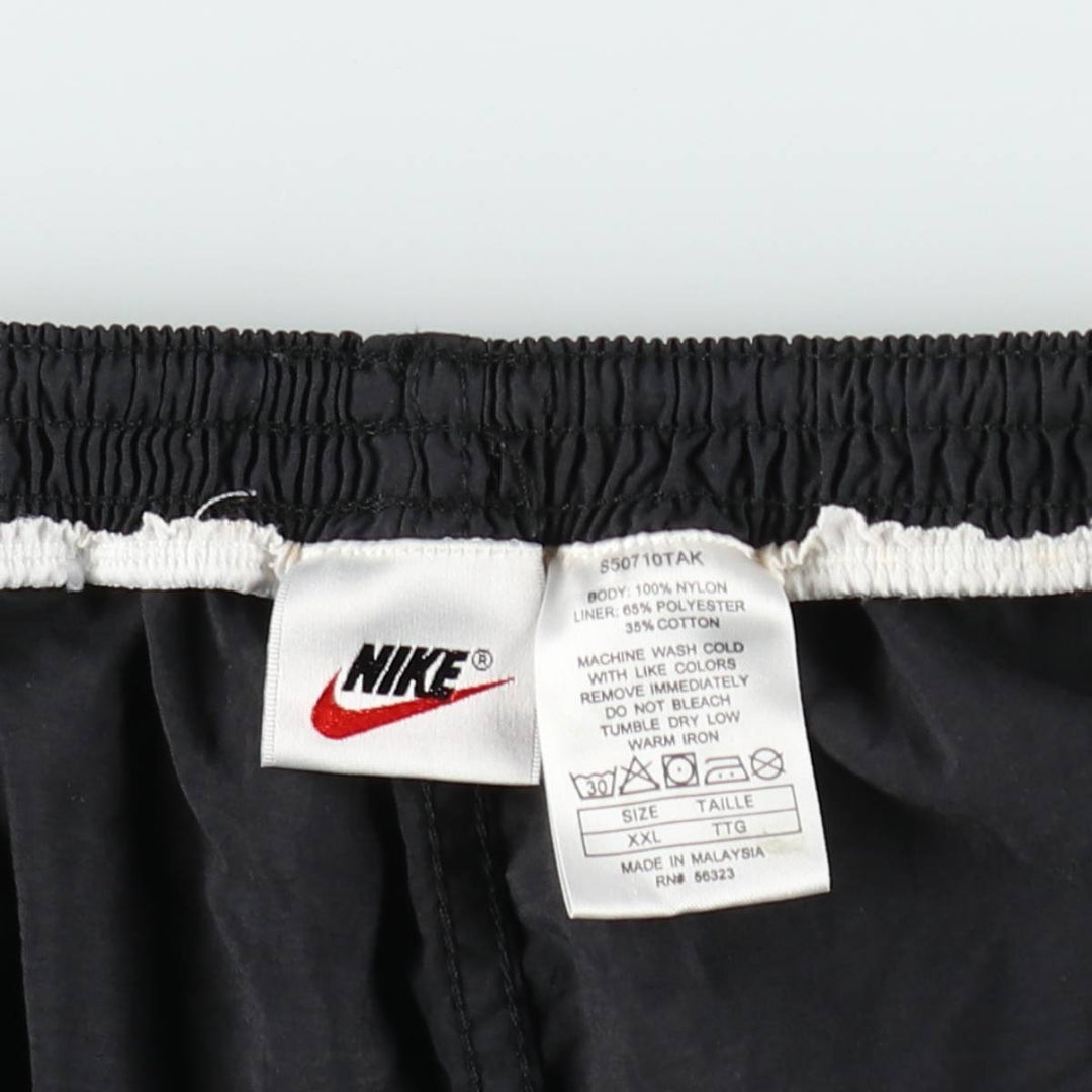 90s-00'S Nike swim shorts, men's size XXL equivalent, vintage. Nylon black type Vintage Second Hand