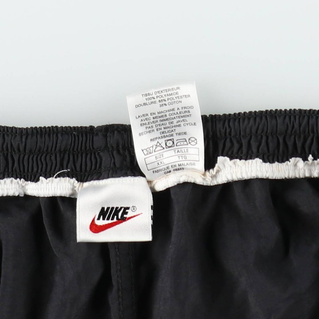 90s-00'S Nike swim shorts, men's size XXL equivalent, vintage. Nylon black type Vintage Second Hand