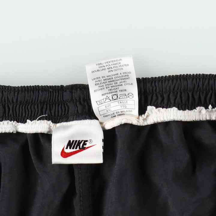 90s-00'S Nike swim shorts, men's size XXL equivalent, vintage. Nylon black type Vintage Second Hand