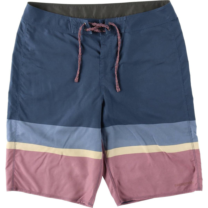 Patagonia 86480SP23 Hydro Peak Board Shorts Nylon Shorts Half Pants Men's W33 equivalent polyester blue type Vintage Second Hand