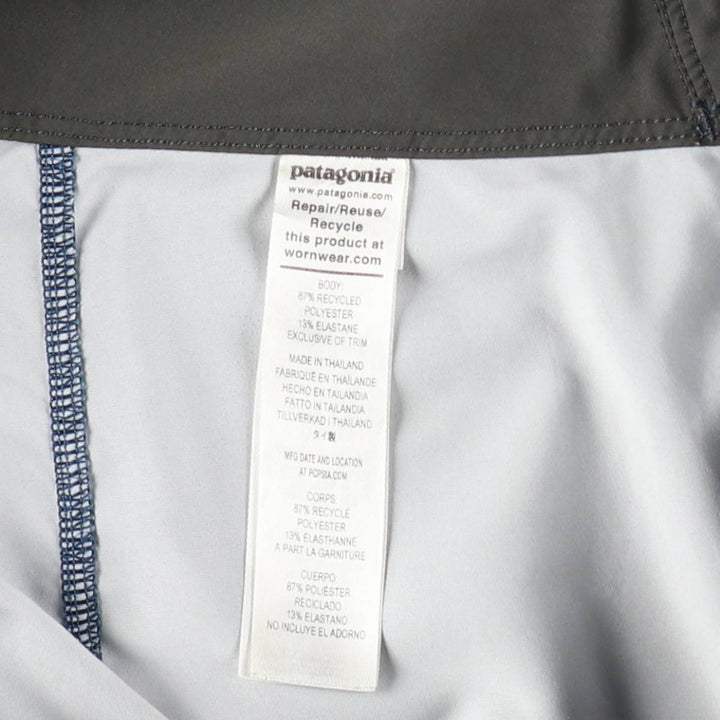 Patagonia 86480SP23 Hydro Peak Board Shorts Nylon Shorts Half Pants Men's W33 equivalent polyester blue type Vintage Second Hand