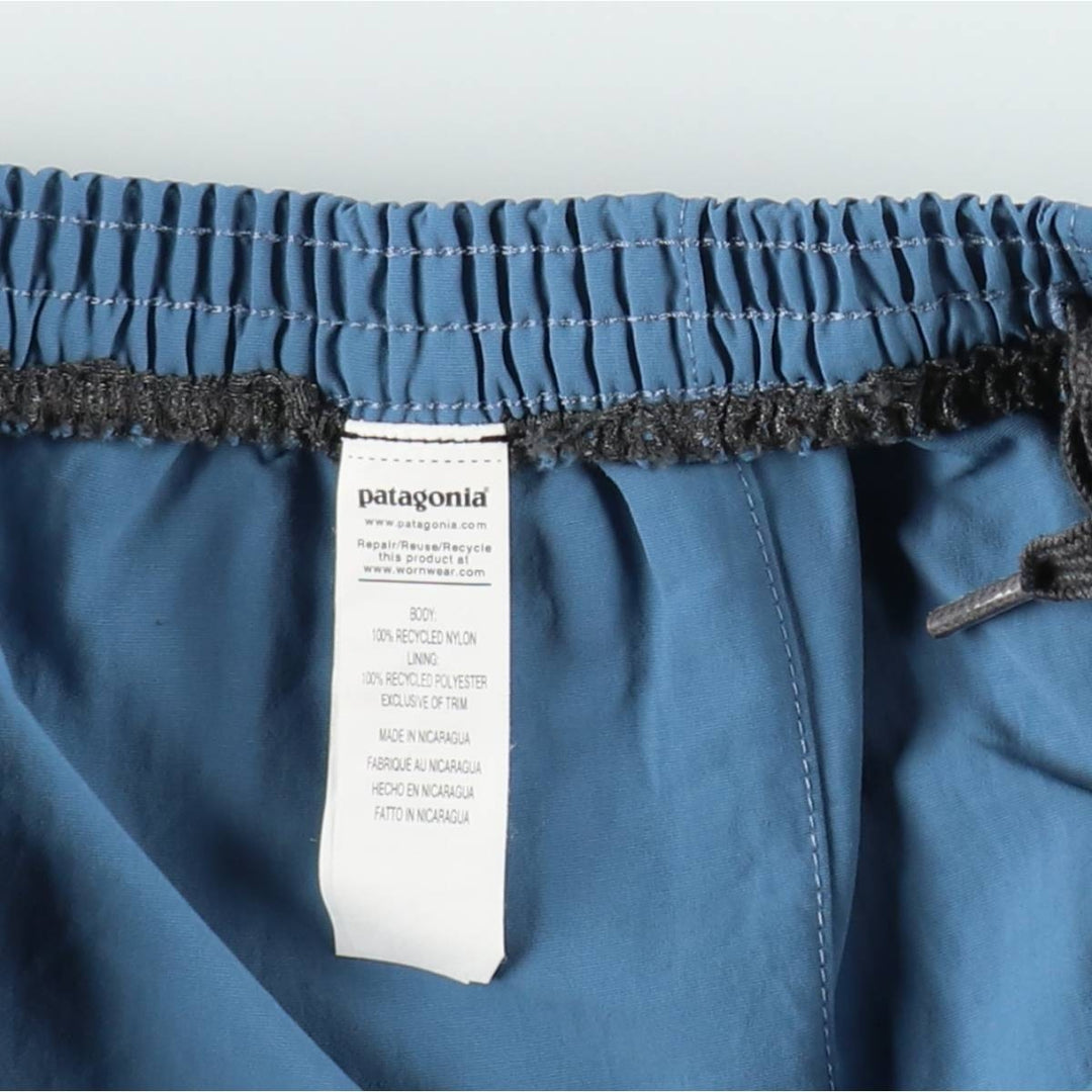 Patagonia 58034SP21 Swim Shorts, Men's Size M (Equivalent), Wide-legged Shorts Nylon Blue type light blue Vintage Second Hand