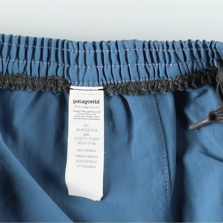 Patagonia 58034SP21 Swim Shorts, Men's Size M (Equivalent), Wide-legged Shorts Nylon Blue type light blue Vintage Second Hand