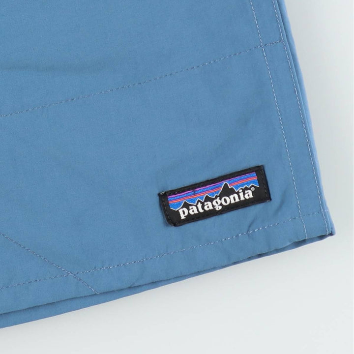 Patagonia 58034SP21 Swim Shorts, Men's Size M (Equivalent), Wide-legged Shorts Nylon Blue type light blue Vintage Second Hand