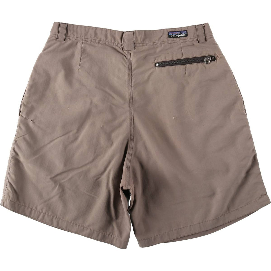 Patagonia nylon shorts, men's size W32 (approx.) Nylon Beige type Vintage Second Hand