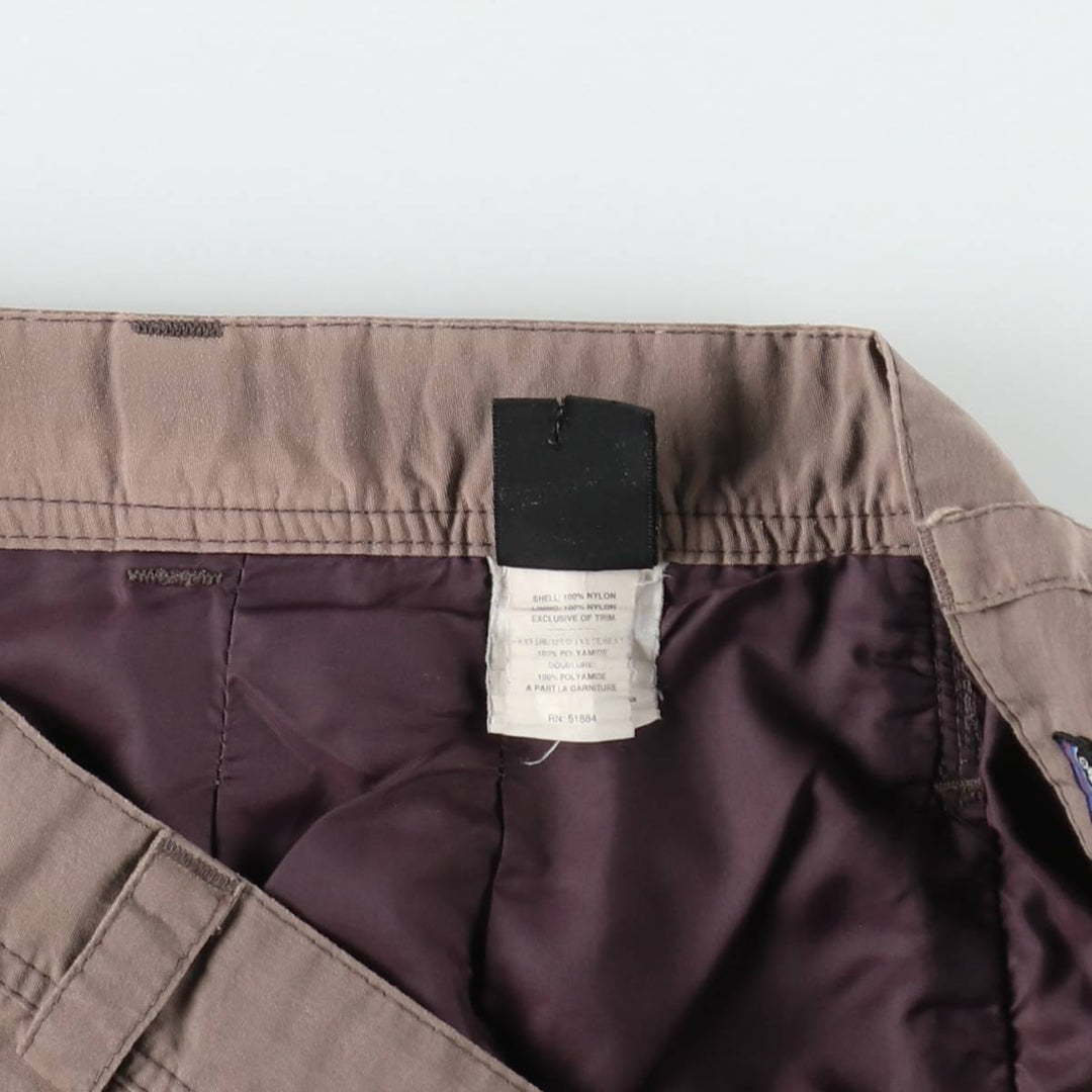 Patagonia nylon shorts, men's size W32 (approx.) Nylon Beige type Vintage Second Hand