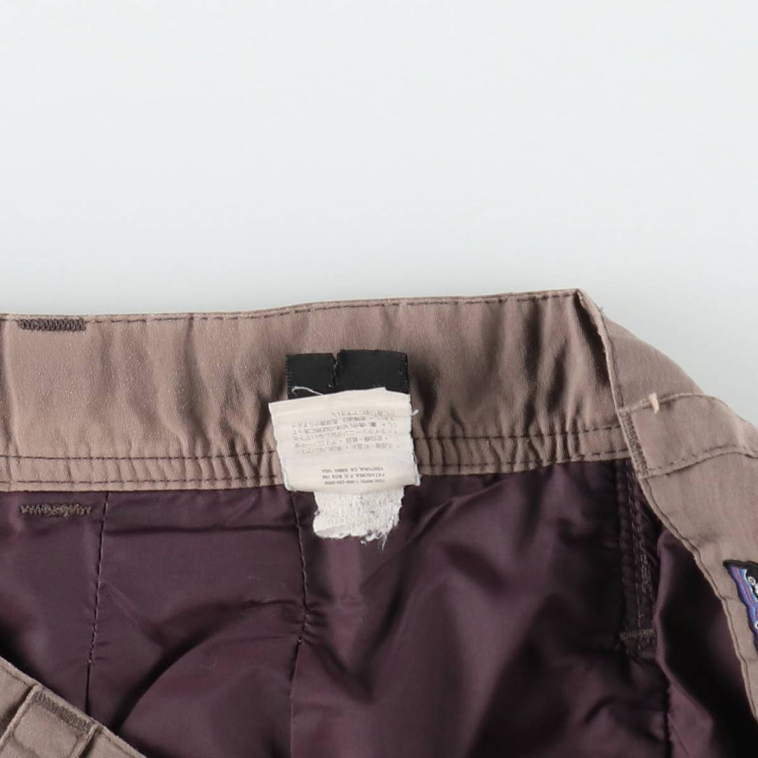 Patagonia nylon shorts, men's size W32 (approx.) Nylon Beige type Vintage Second Hand