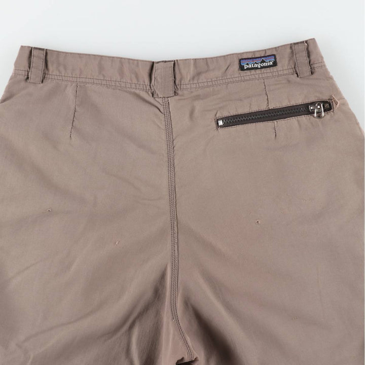 Patagonia nylon shorts, men's size W32 (approx.) Nylon Beige type Vintage Second Hand